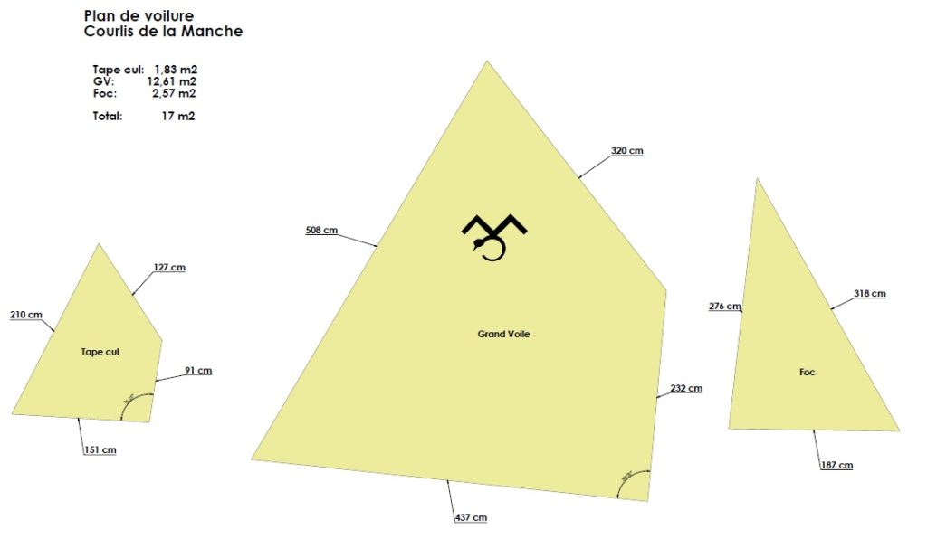 Plan surface voilure Courlis