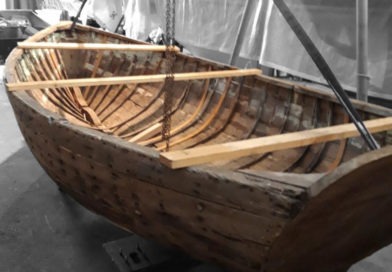 Barque en bois patrimoine st valery