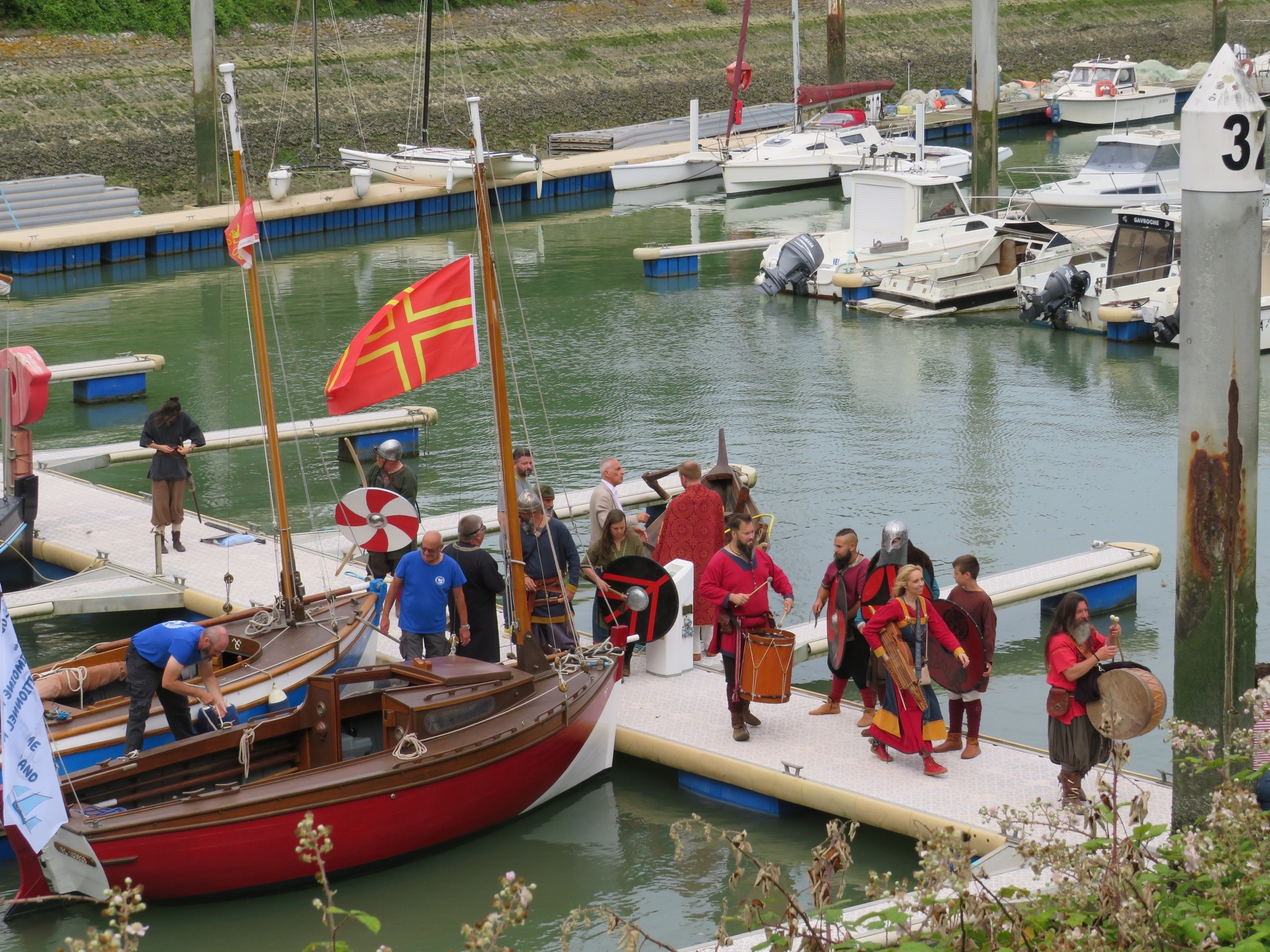 Fete viking avec les courlis de la manche 2025